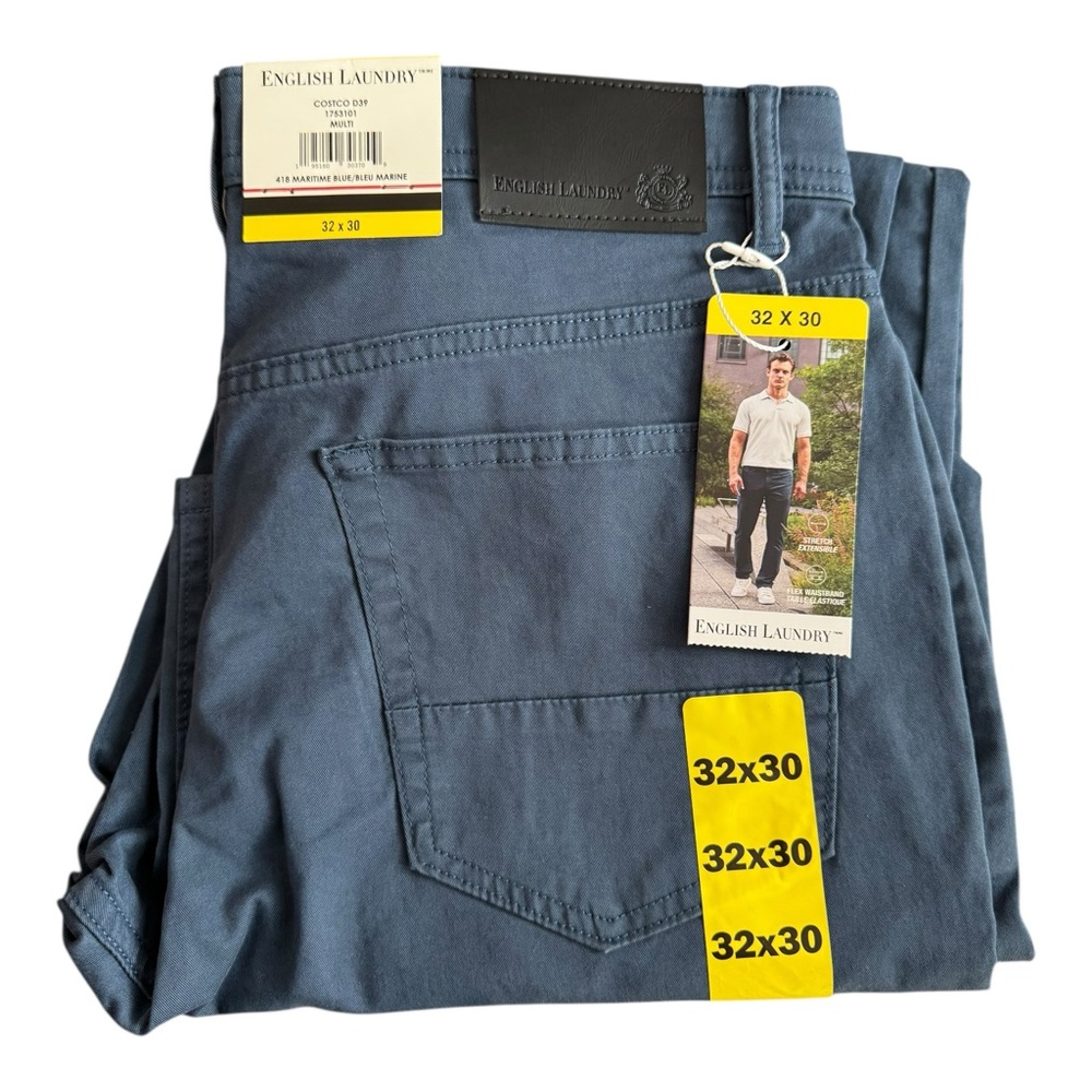 English Laundry Men’s Chino Pants Oaklum  - Blue‎ 32x30